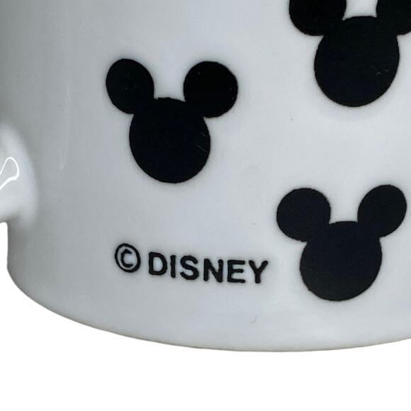 Disney Mickey Mouse Head Mug Black and White 12 0z - Picture 2 of 6
